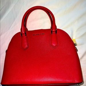 Mixhael Kora red leather and gold purse!